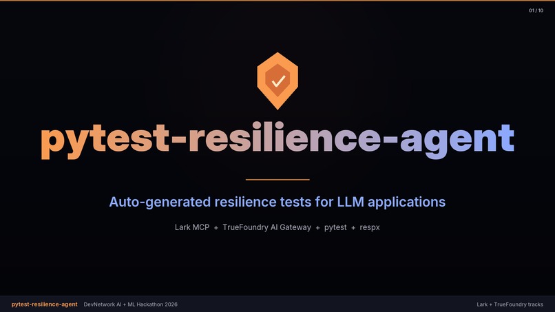 pytest-resilience-agent – screenshot 1