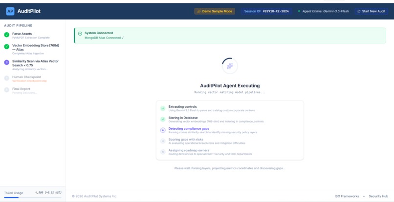 AuditPilot — Agentic Compliance Audit Workflow – screenshot 2