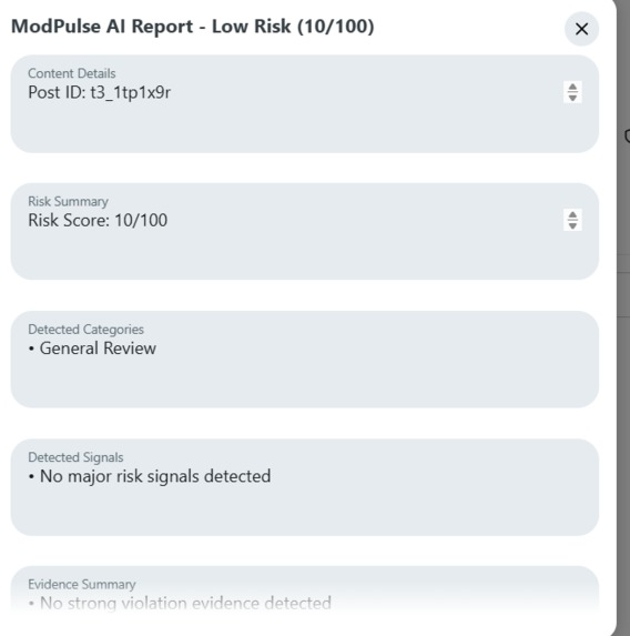 ModPulse AI – screenshot 5