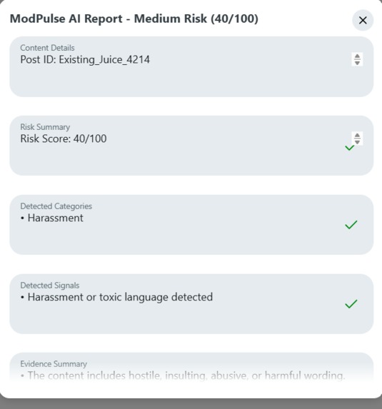 ModPulse AI – screenshot 9
