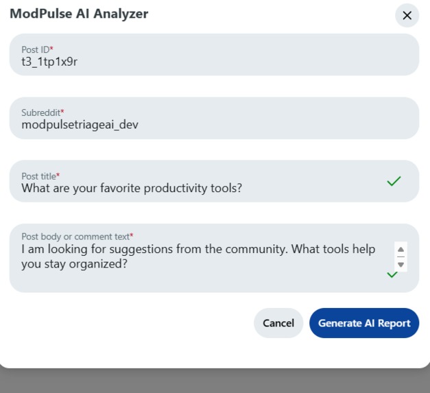 ModPulse AI – screenshot 6