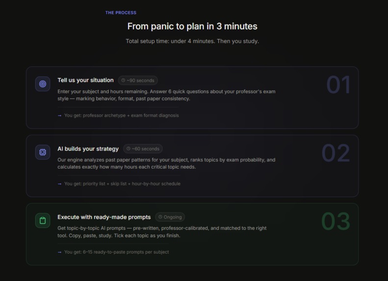 CramPilot - AI Exam Survival Platform – screenshot 2