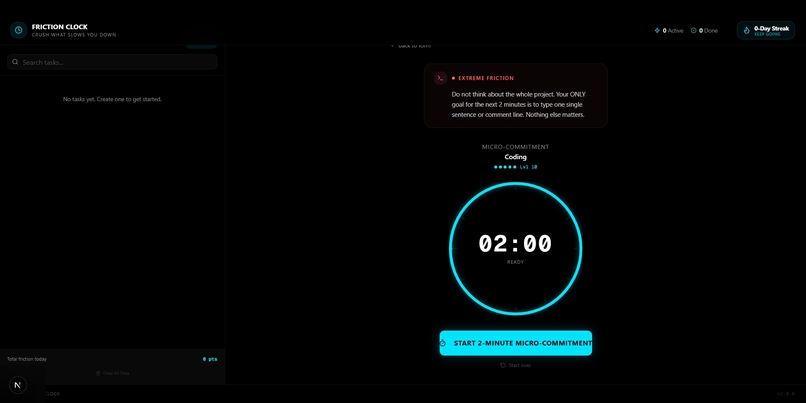 The Friction Clock  – screenshot 1