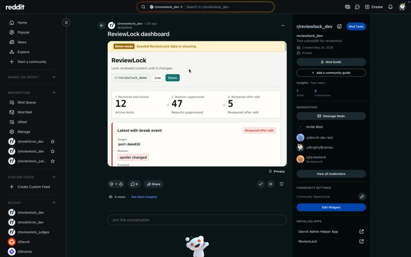 ReviewLock – screenshot 4