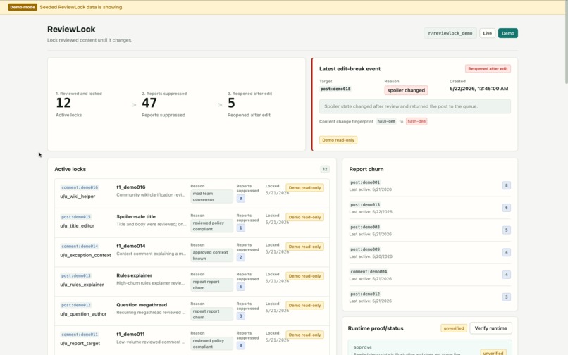 ReviewLock – screenshot 5