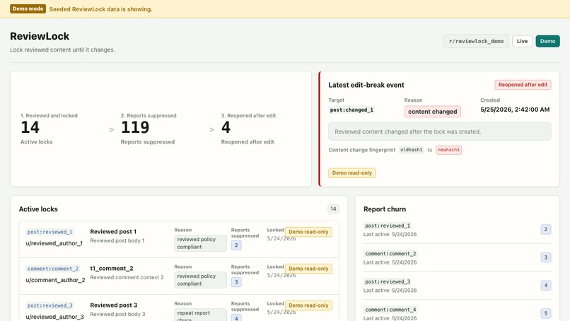ReviewLock – screenshot 3