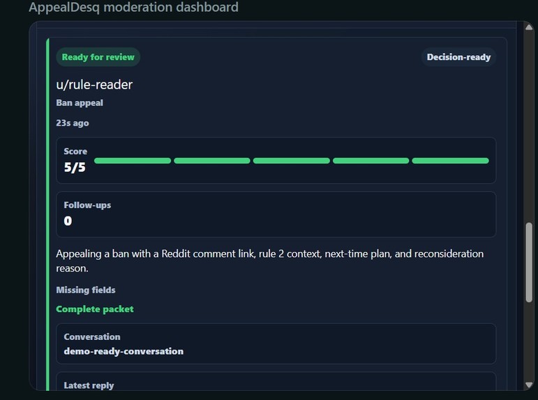 AppealDesq – screenshot 3