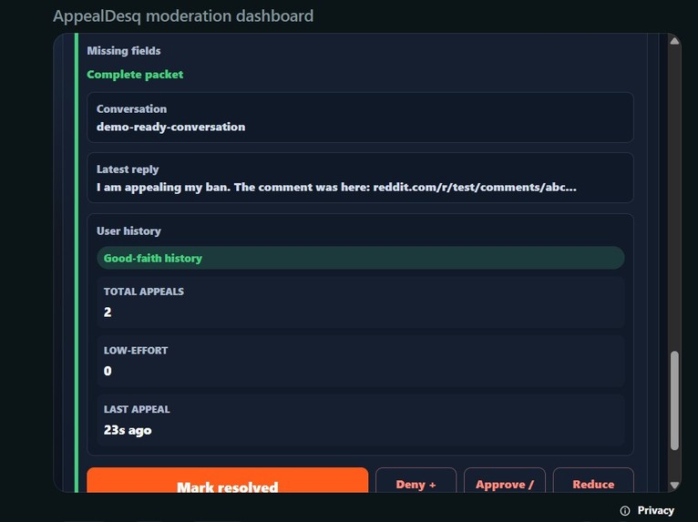 AppealDesq – screenshot 4
