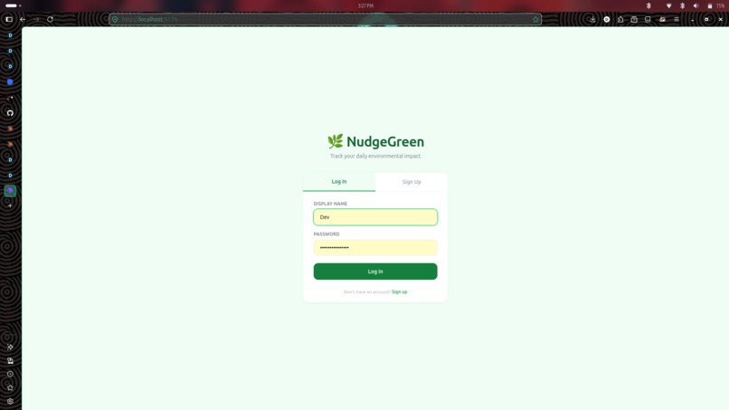 NudgeGreen – screenshot 1