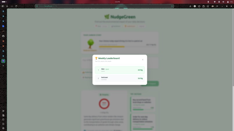 NudgeGreen – screenshot 5