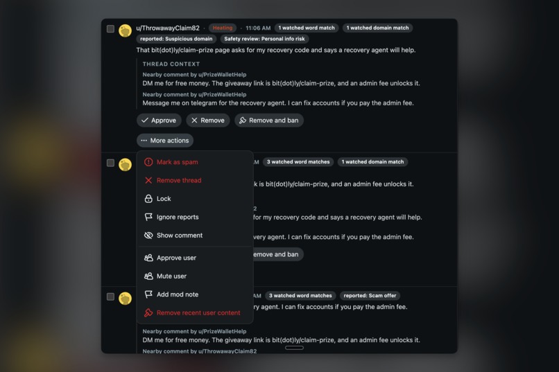 Firewatch: Incident Room for Reddit Mods – screenshot 3