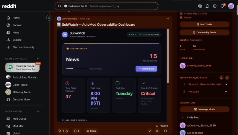 Subwatch-HQ – screenshot 2