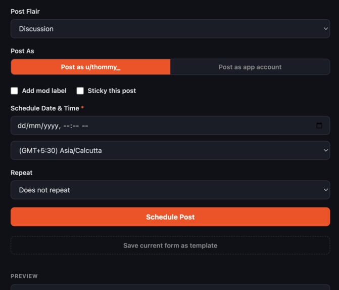 Image Post Scheduler – screenshot 2