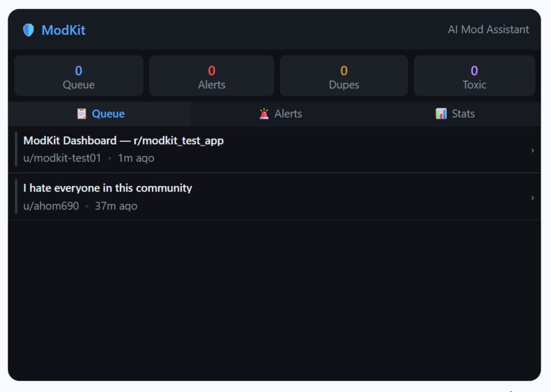 ModKIt - AI-Powered Reddit Mod Assistant – screenshot 2