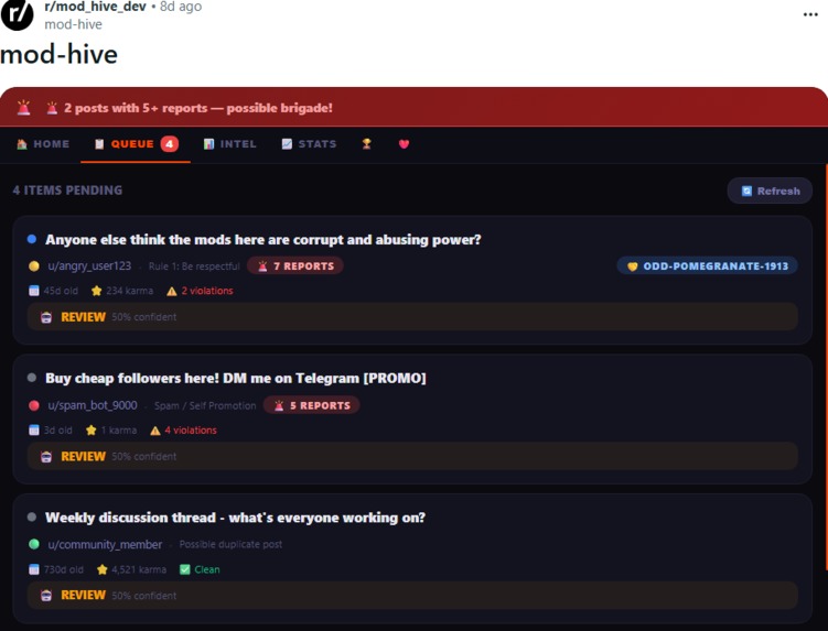 Mod Hive — AI-Powered Mod Team Platform – screenshot 2