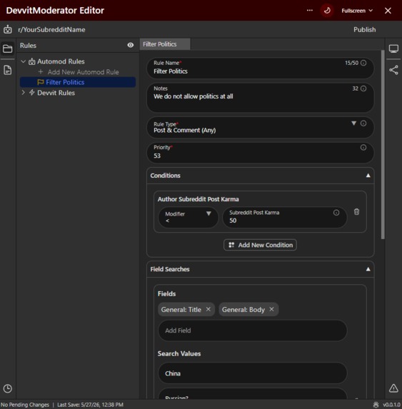 DevvitModerator – screenshot 1