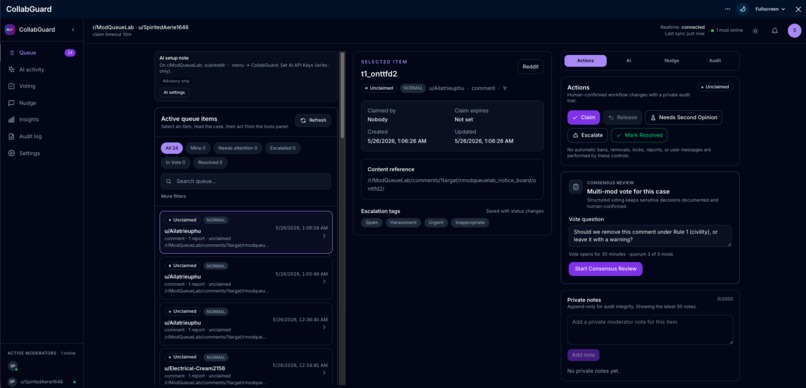 CollabGuard – screenshot 4