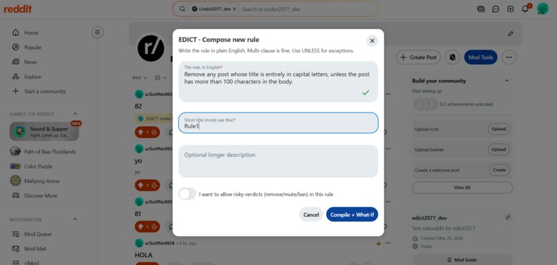 EDICT  – screenshot 3