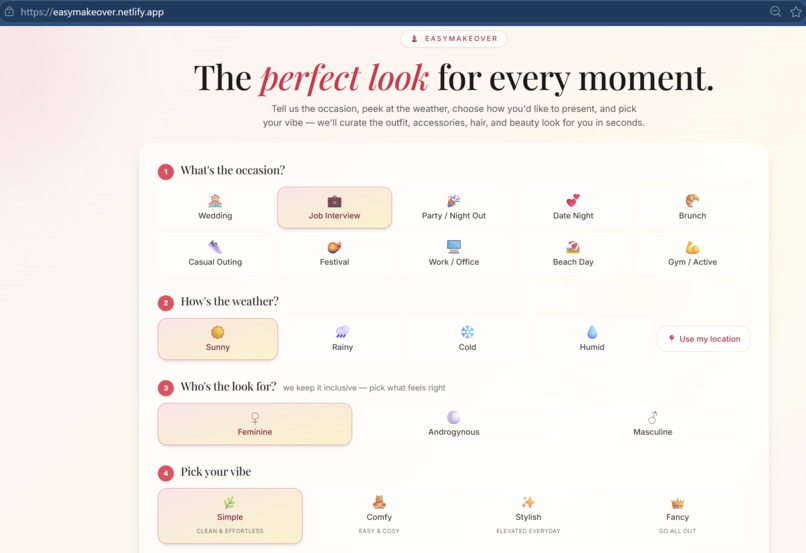 EasyMakeover – screenshot 2