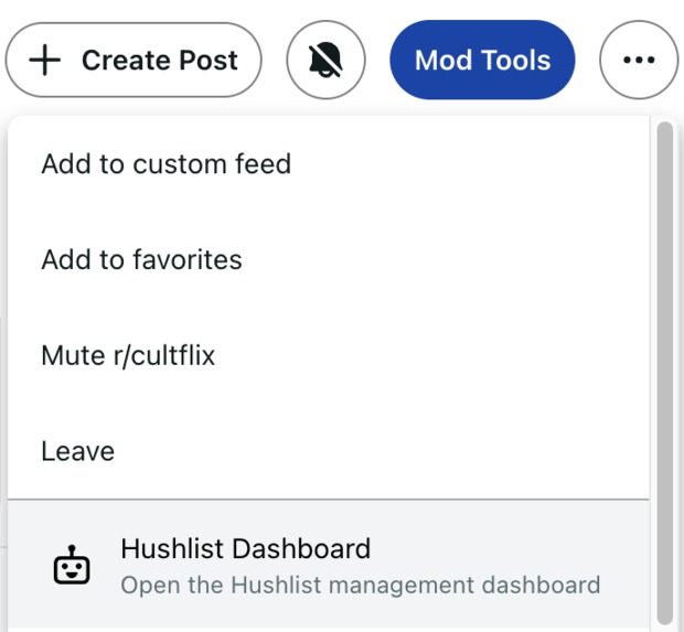 Hushlist – screenshot 1