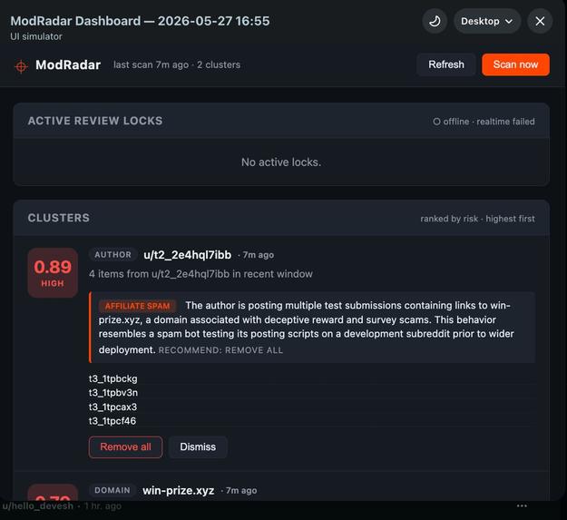 ModRadar – screenshot 2