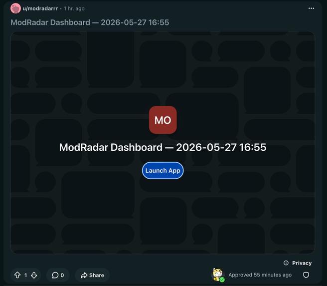 ModRadar – screenshot 1