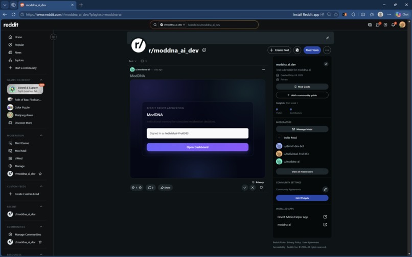 ModDNA – screenshot 1