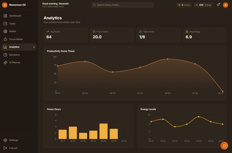 Momentum OS – screenshot 8