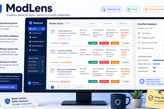 ModLens: Evidence Packs for Reddit Moderation