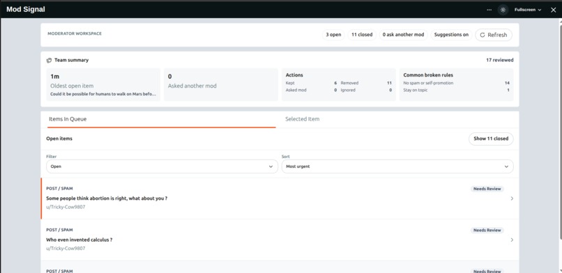ModSignal – screenshot 3