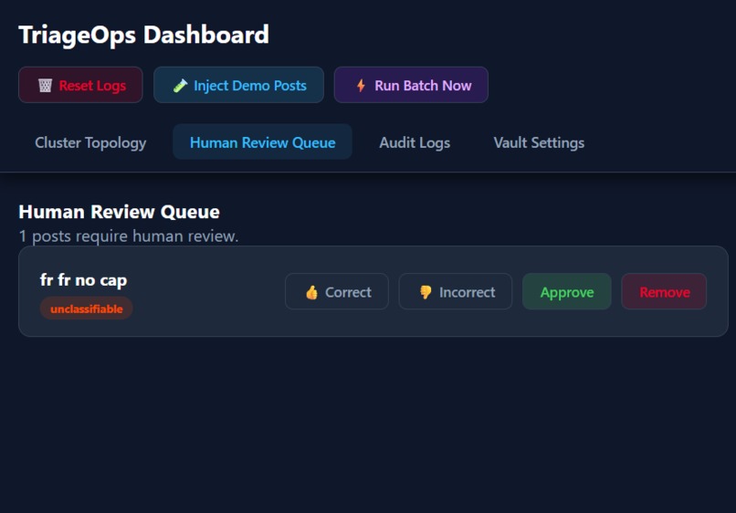 TriageOps – screenshot 3