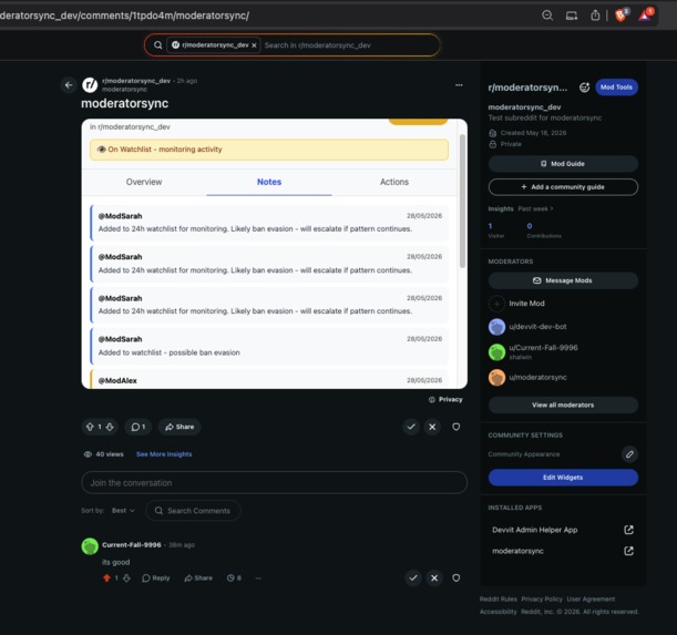 ModSync – screenshot 2