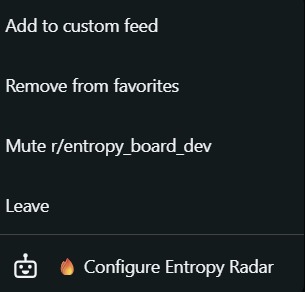 Entropy Radar – screenshot 1