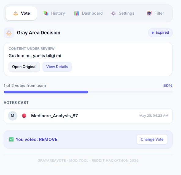 GrayAreaVote – screenshot 1