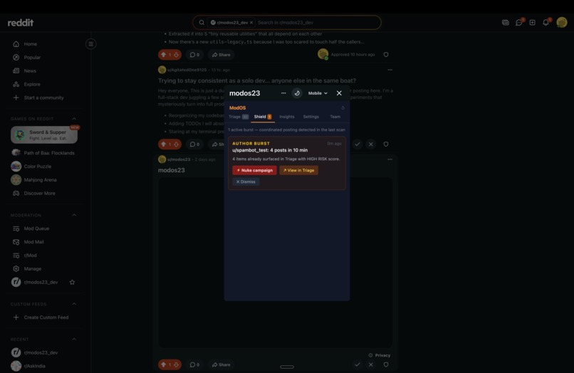 ModOS – screenshot 1