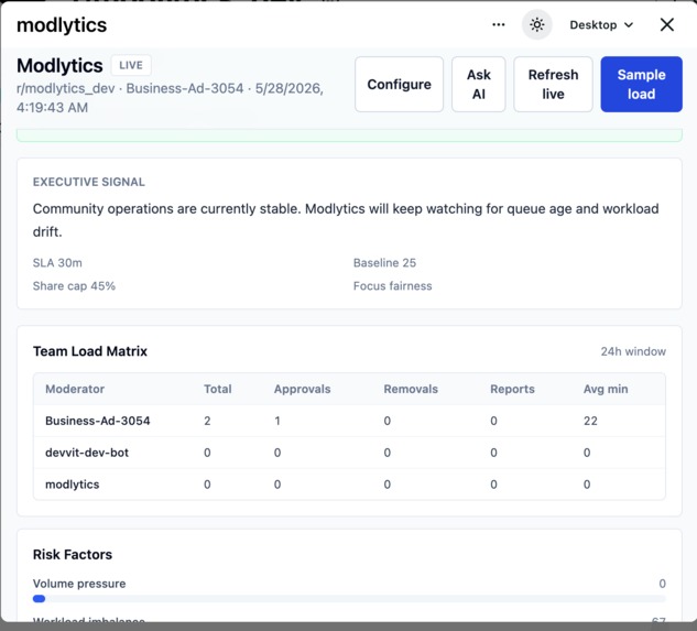 Modlytics – screenshot 3