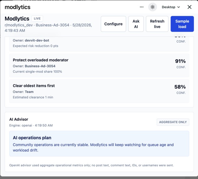 Modlytics – screenshot 5