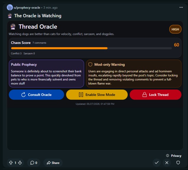 Thread Oracle – screenshot 1