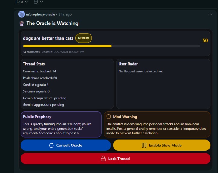 Thread Oracle – screenshot 2