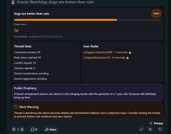 Thread Oracle – screenshot 3