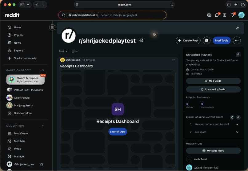 Receipts  – screenshot 4