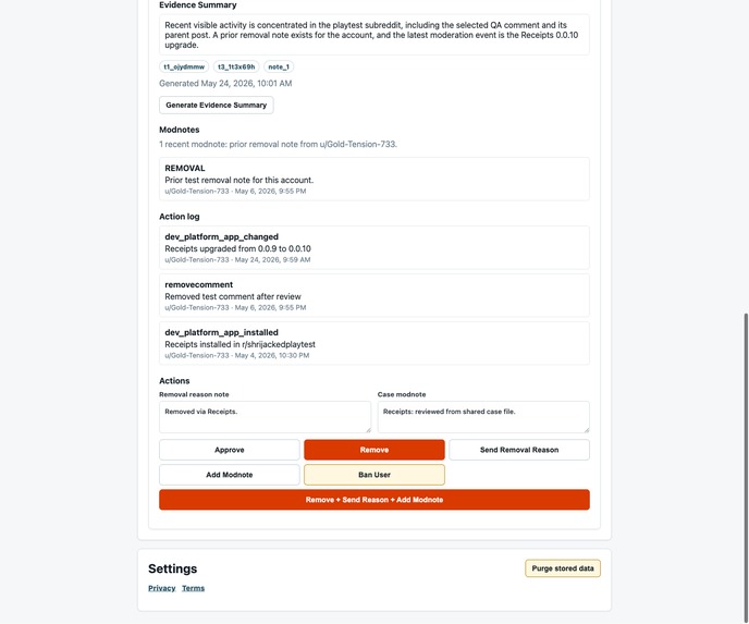 Receipts  – screenshot 5