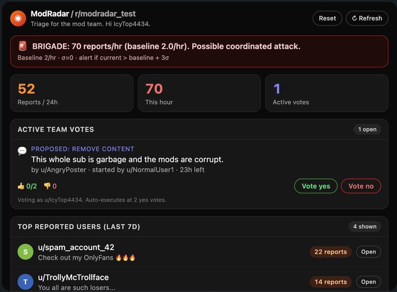 ModRadar – screenshot 2