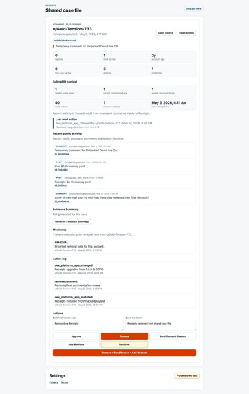 Receipts  – screenshot 7