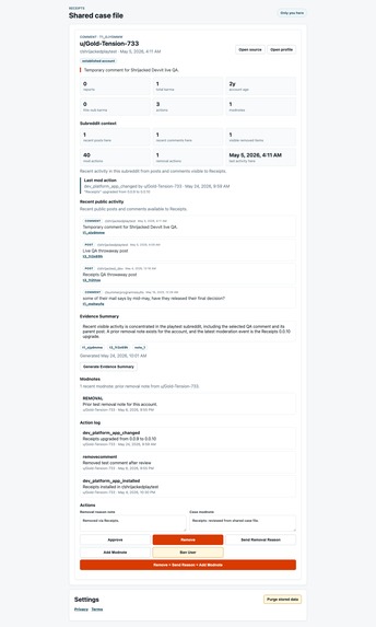 Receipts  – screenshot 9