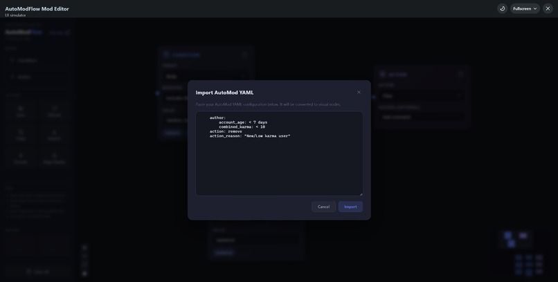 AutomodFlow – screenshot 4