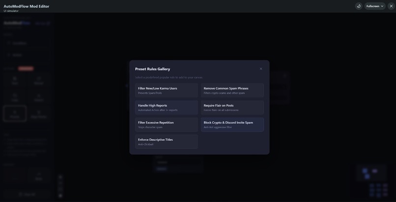 AutomodFlow – screenshot 3
