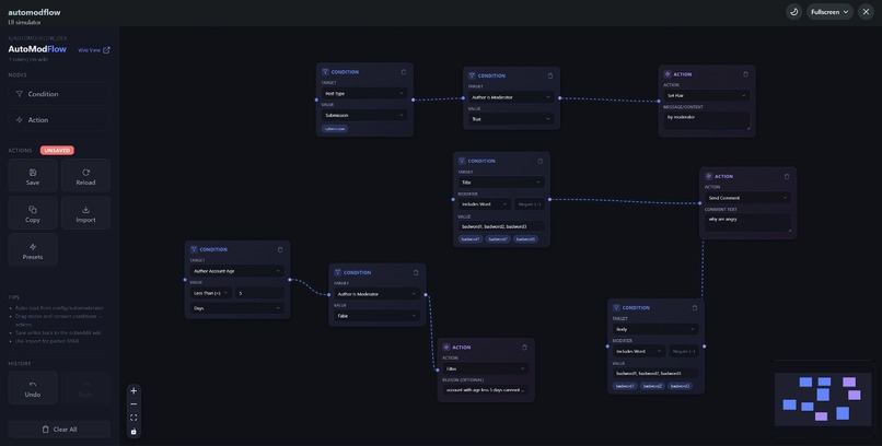 AutomodFlow – screenshot 2