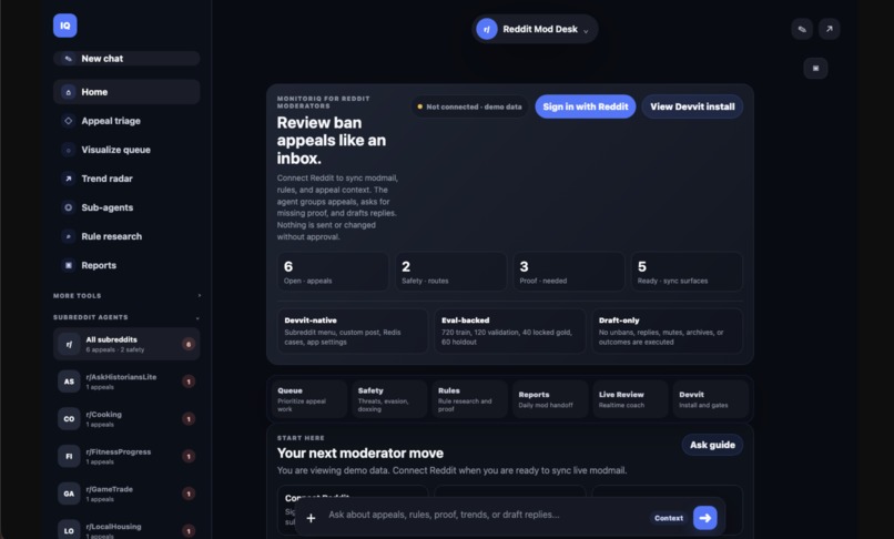 MonitorIQ – screenshot 1