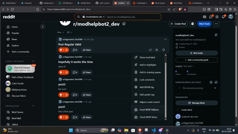Moderately Helpful Bot Port – screenshot 3